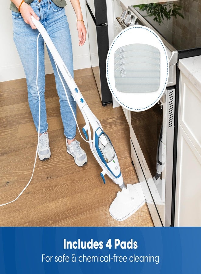 Vacmaster 952779 Microfiber & Washable Replacement Mop Pads, 4 pack, for SMF1501 2-in-1 Steam Mop - Image 5